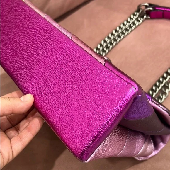 Kurt Geiger Pink and Purple Shoulder Bag THE KENSINGTON - Picture 2 of 14